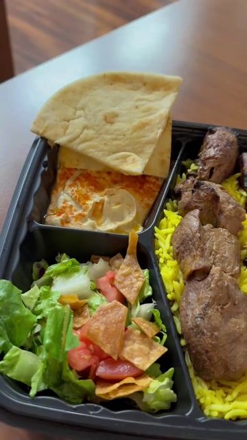 Newest Mediterranean spot in San Pedro📍
Beef kabob plate was 🔥😋