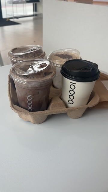 ONYX Lattes and Einspanner on deck! ☕️ from 10000 Coffee in Monterey Park!