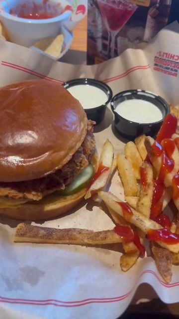 Chili’s | Santee, CA
Family night out! Enjoying the 3 for me special. Spicy Chicken sandwich with fries.