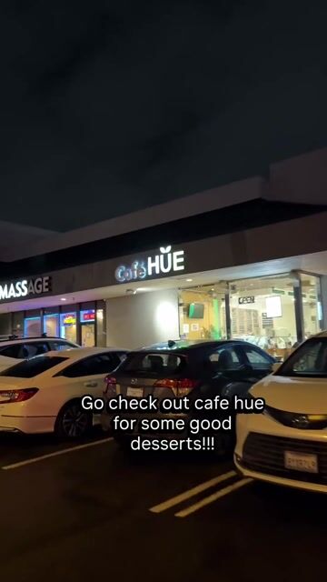 Cafe hue has some amazing desserts! They have some great coffee options as well! 