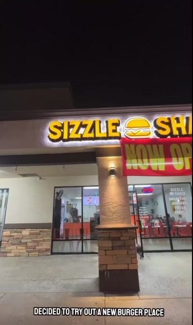 Burger needs were met! 
