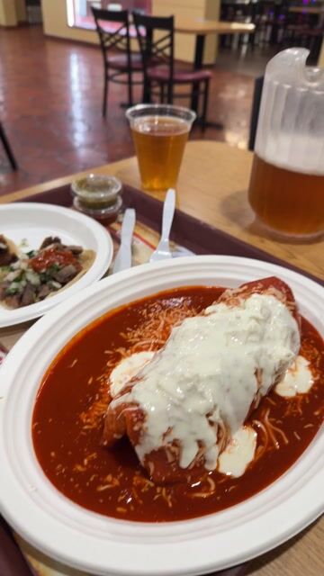 King Taco in Maywood is the best because they have beer and wet burritos!